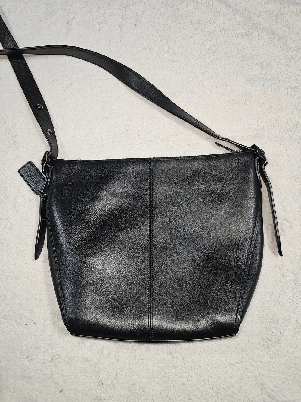 Coach Black Leather Crossbody Bag